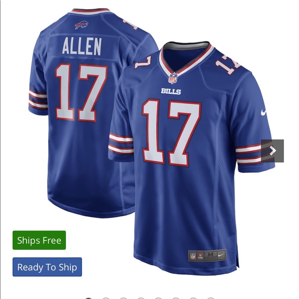 NFL Buffalo Bills Josh Allen Jersey